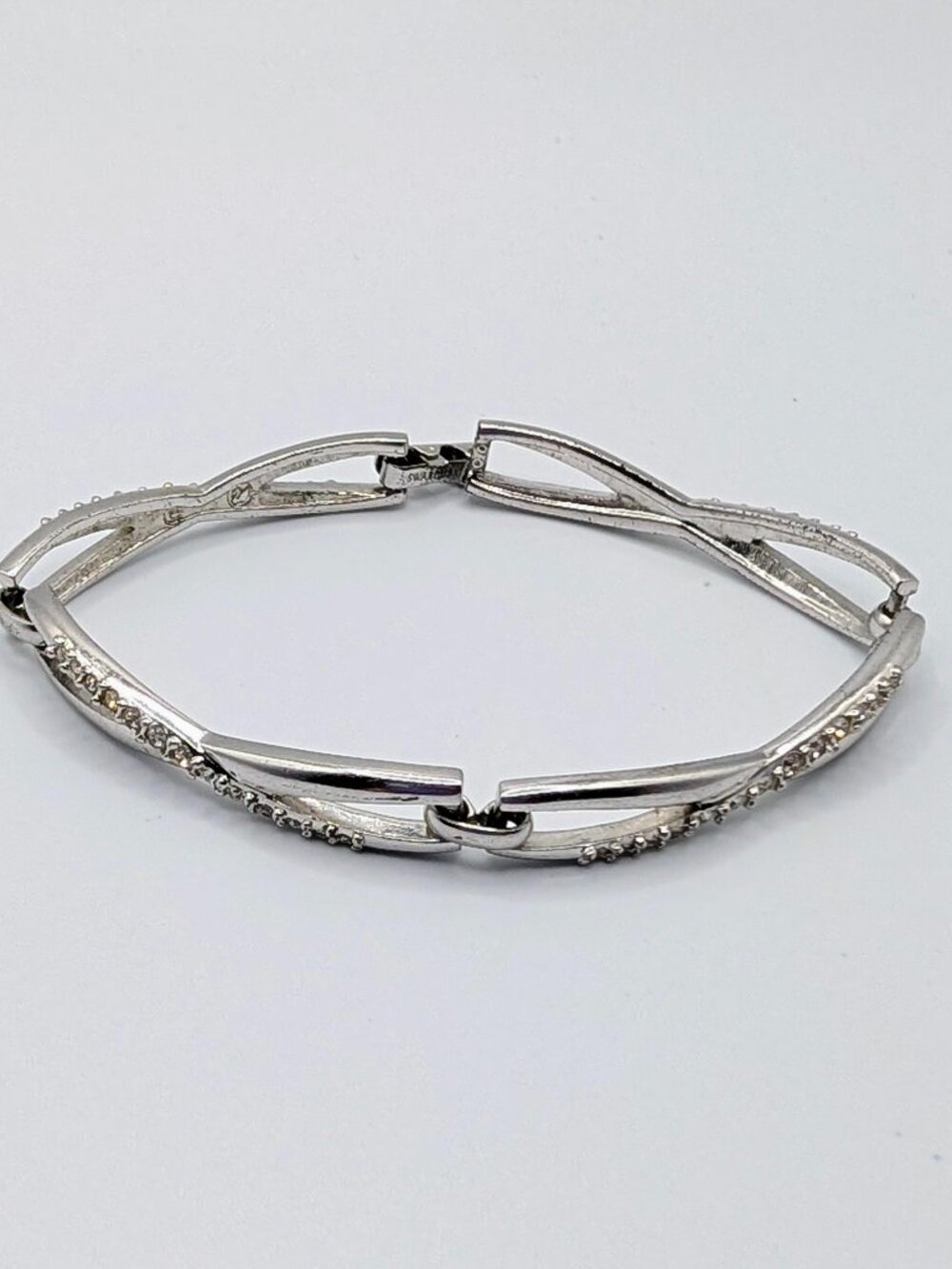 Swarovski Authentic Infinity Link Bracelet - Vintage - Picture 3 of 14